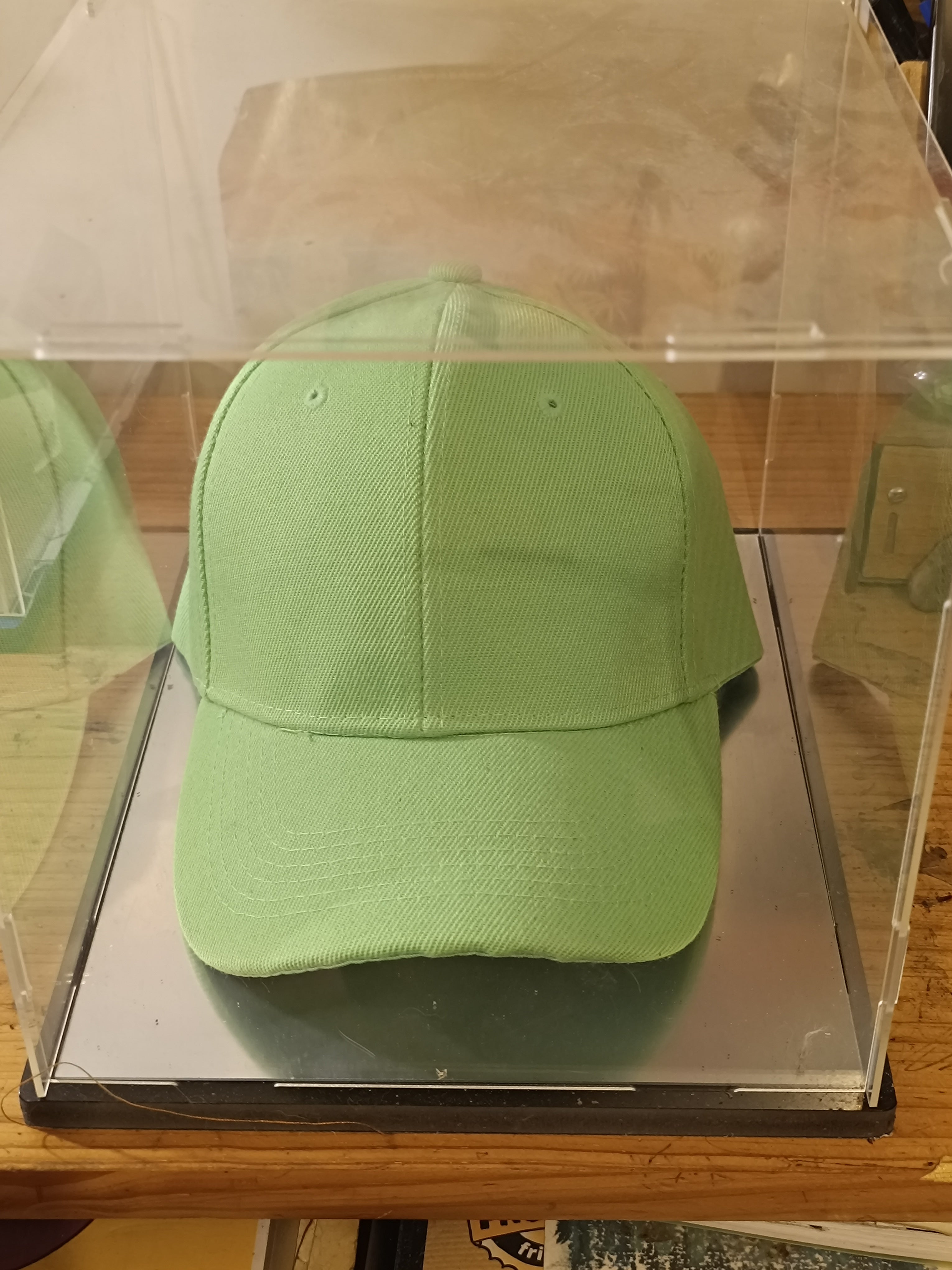 Casquette baseball cotton verte