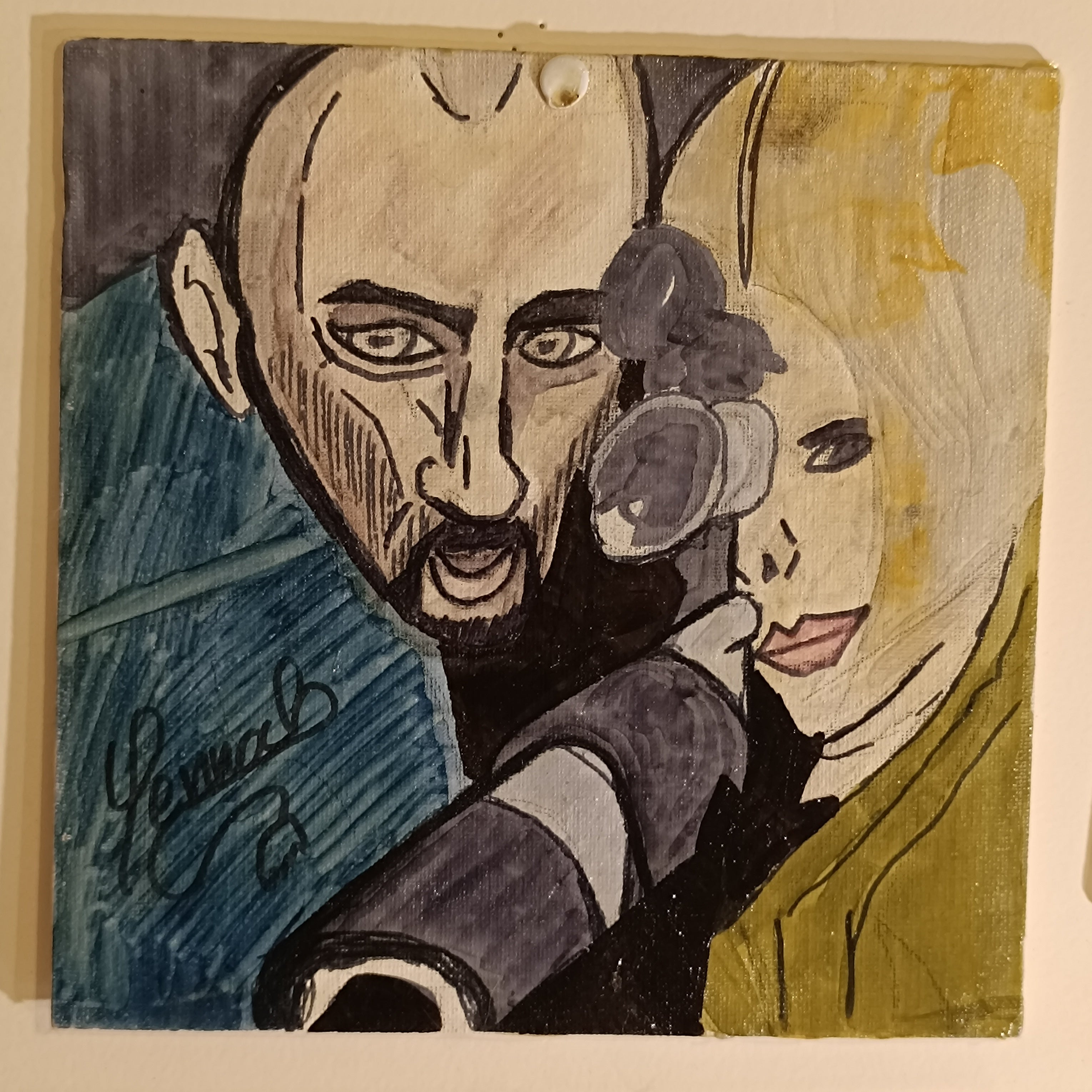 Canevas vernis Léon et Mathilda