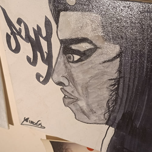 Caneva portrait vernis Amy Winehouse