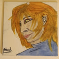 Caneva portrait vernis Mylène Farmer