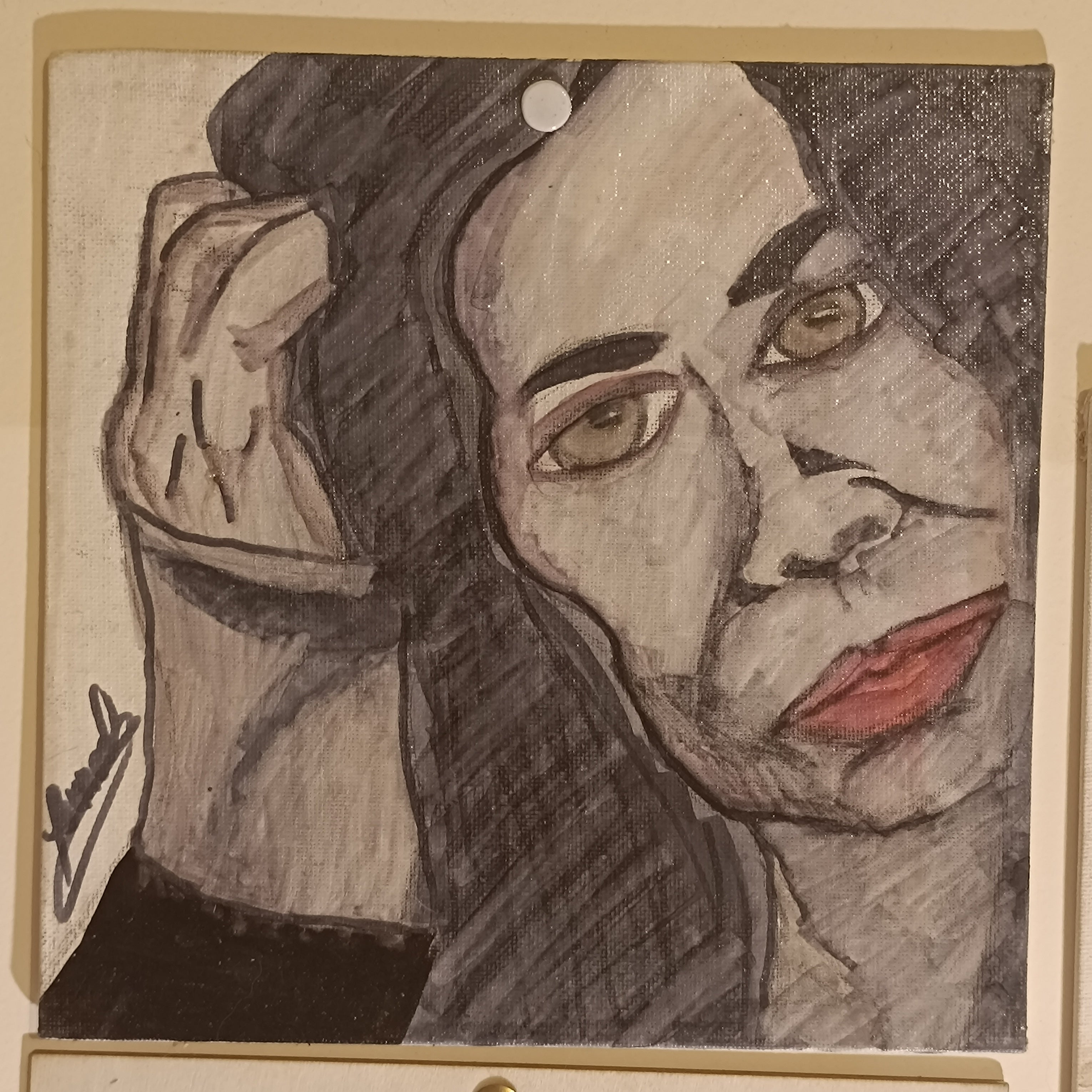 Caneva portrait vernis Zazie