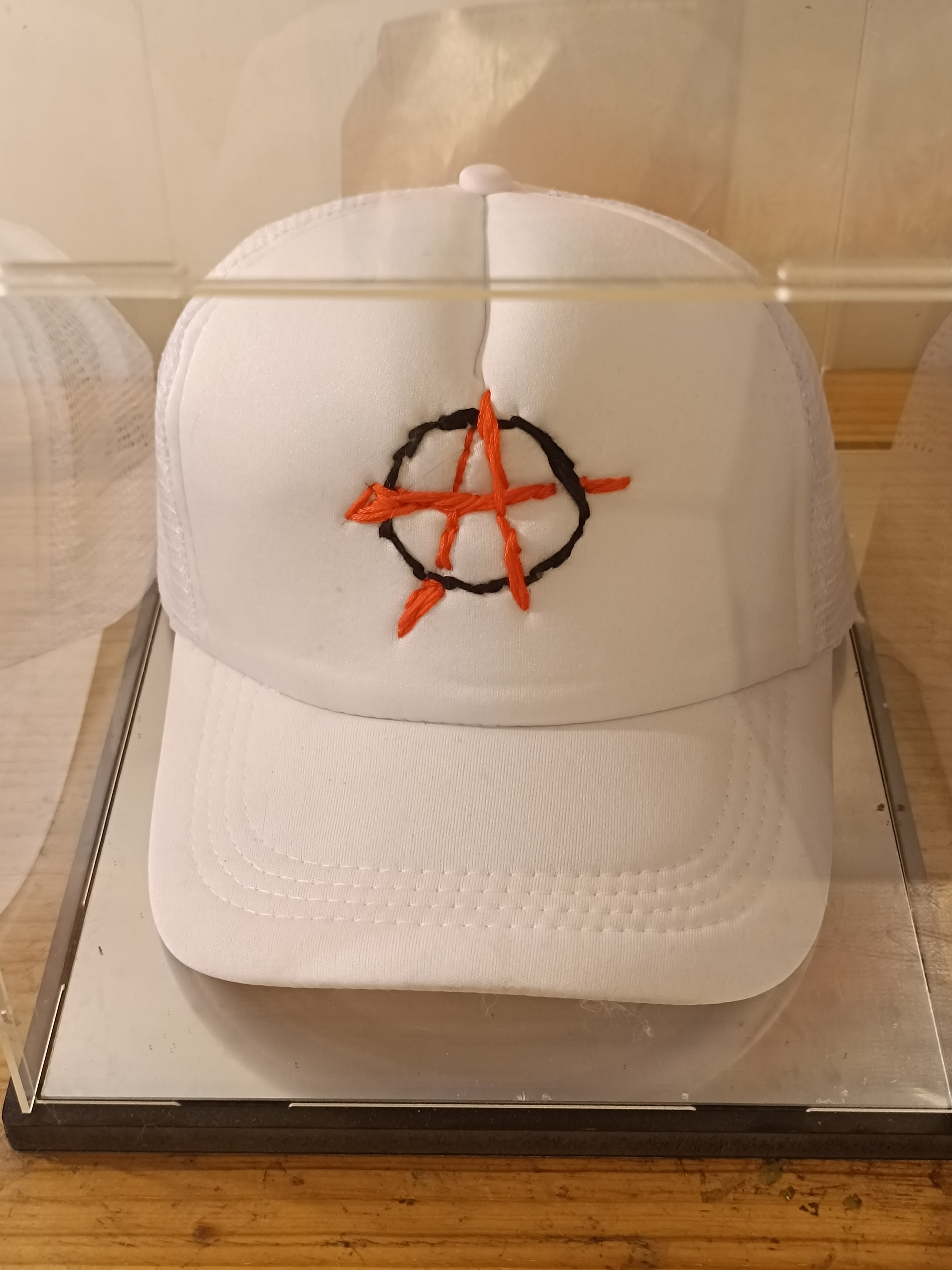 Casquette brodée anarchie baseball