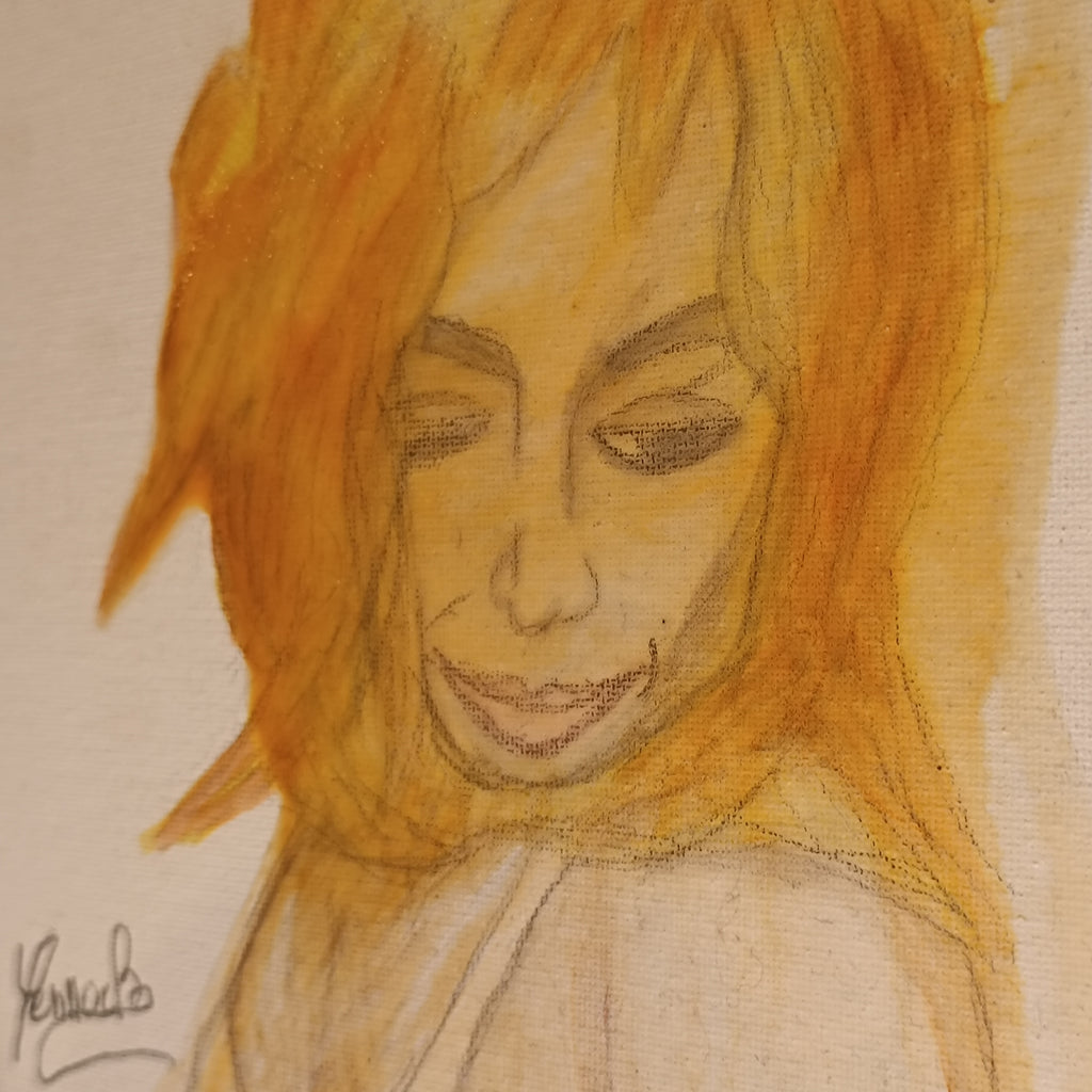 Caneva verni portrait Mylène Farmer