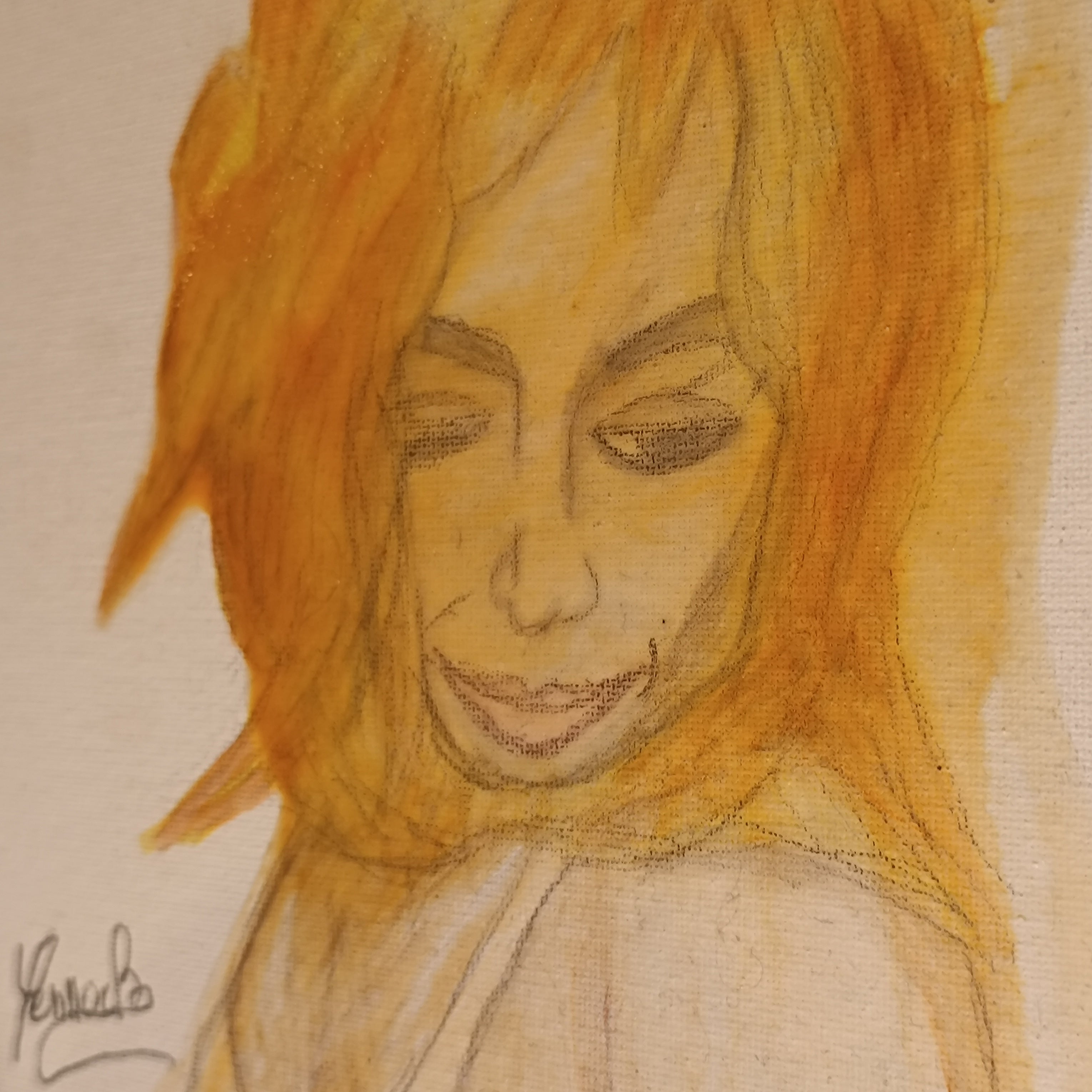 Caneva verni portrait Mylène Farmer