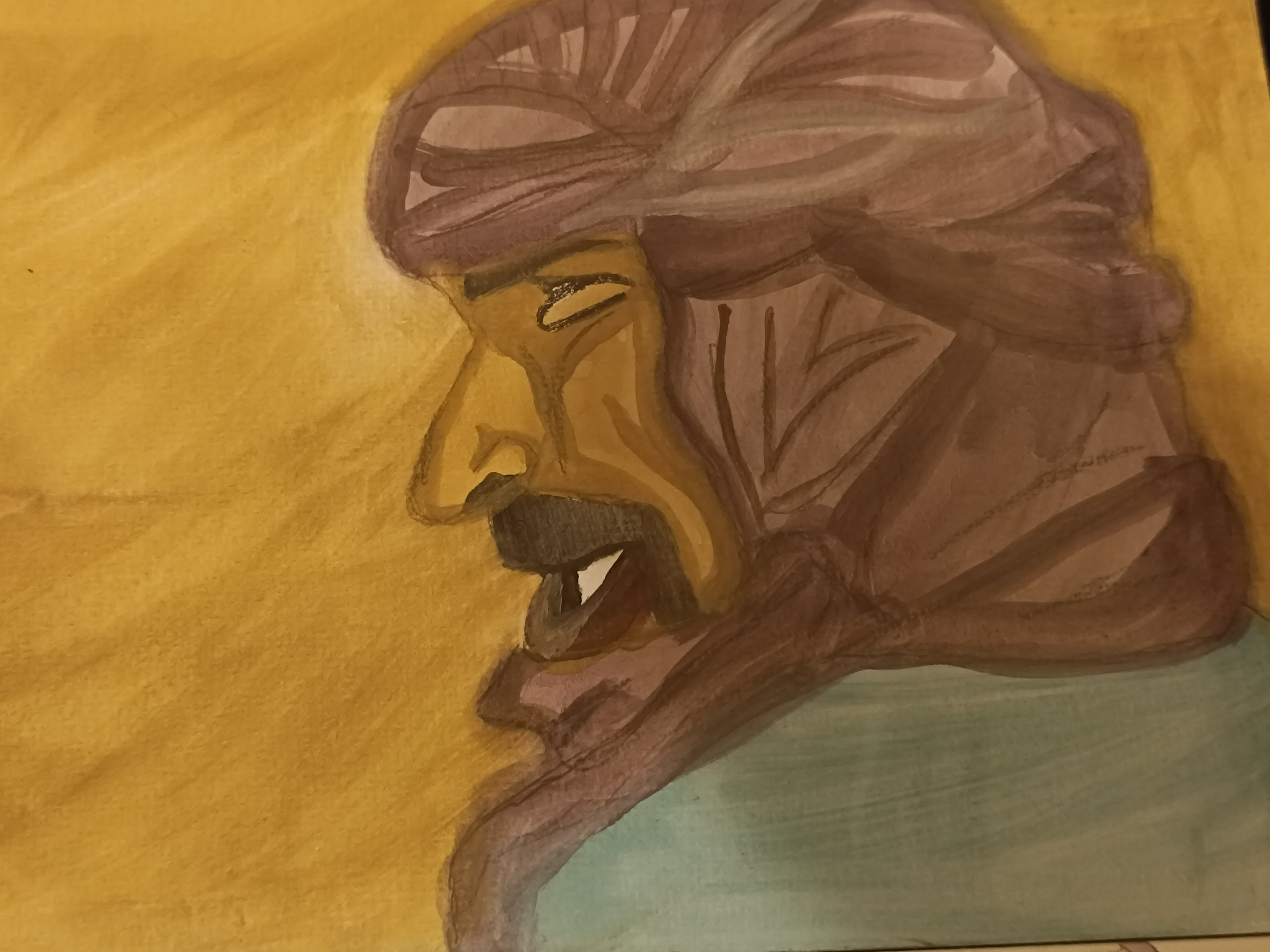 Portrait A5 aquarelle